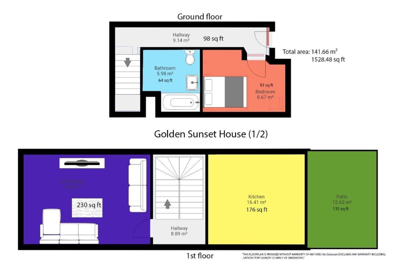 Golden Sunset House With Free Parking By My Getaways Villa Brighton Exterior photo
